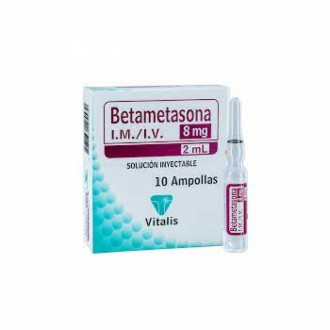 Betametasona 8 Mg X 10 Ampollas Vitalis