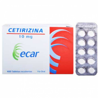 Cetirizina 10mg X400 Tabletas - Ecar